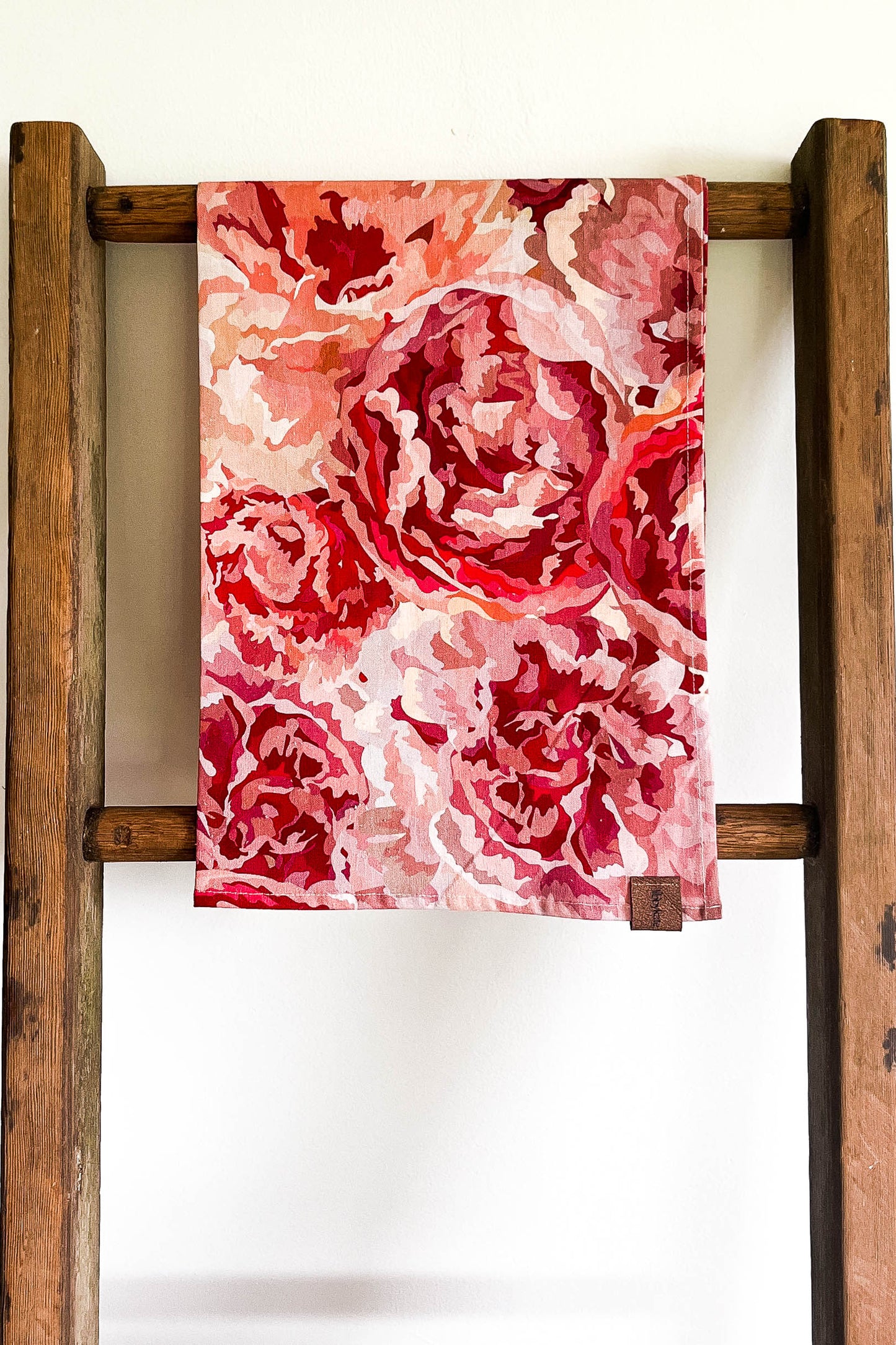 tea towel - flora magenta