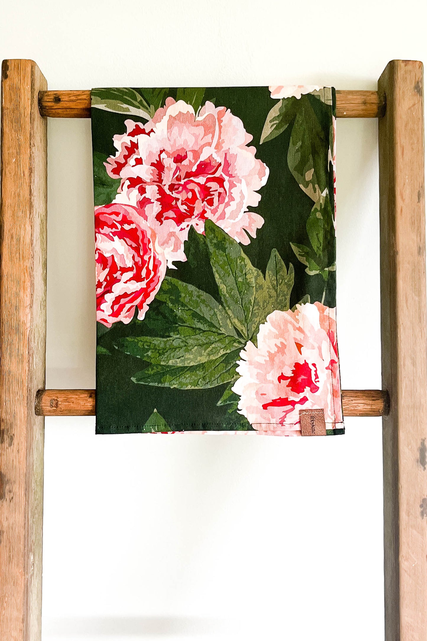 tea towel - peony forest