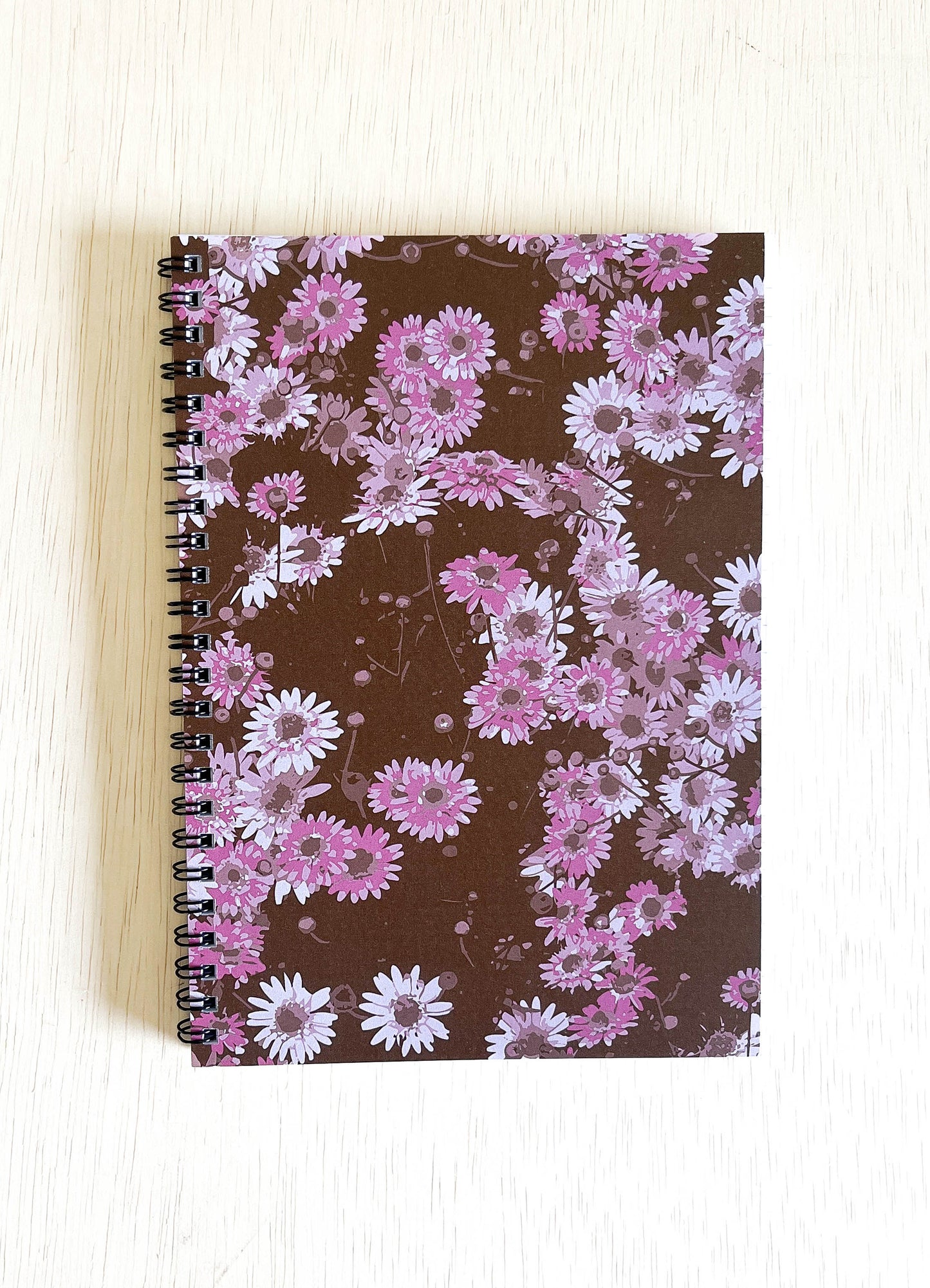 spiral notebook - daisy sprinkle