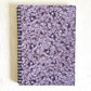 spiral notebook - ditsy hydrangea pink