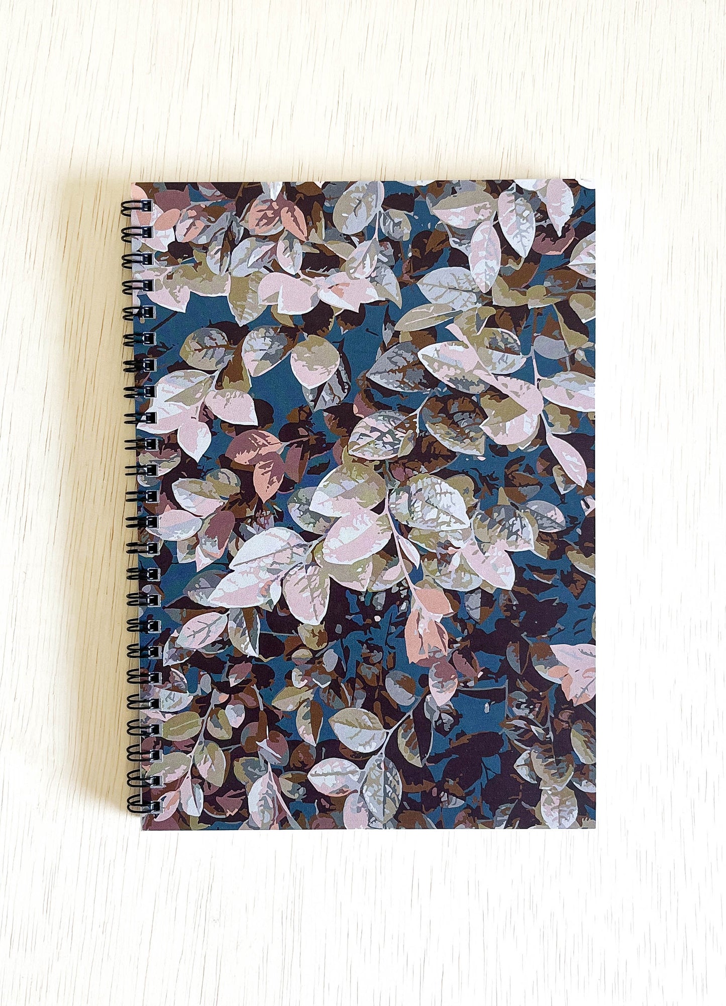 spiral notebook - dappled leaf sherbet