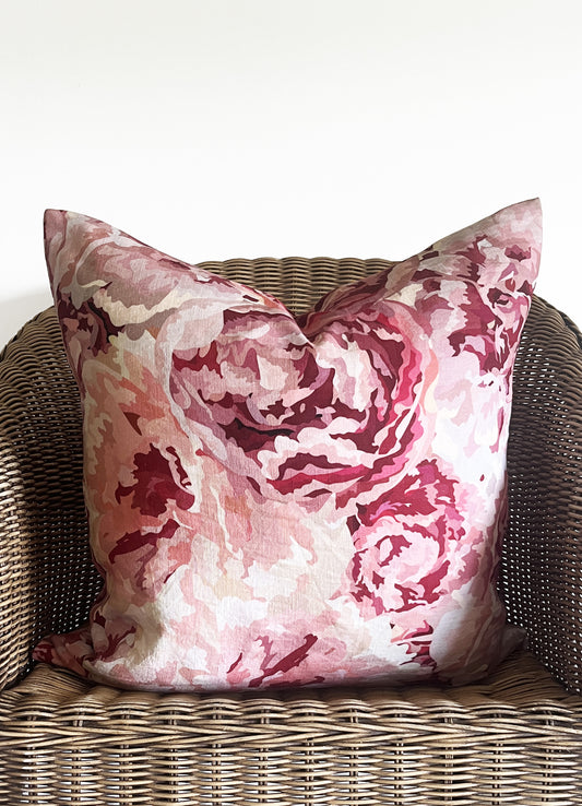 cushion cover - flora magenta