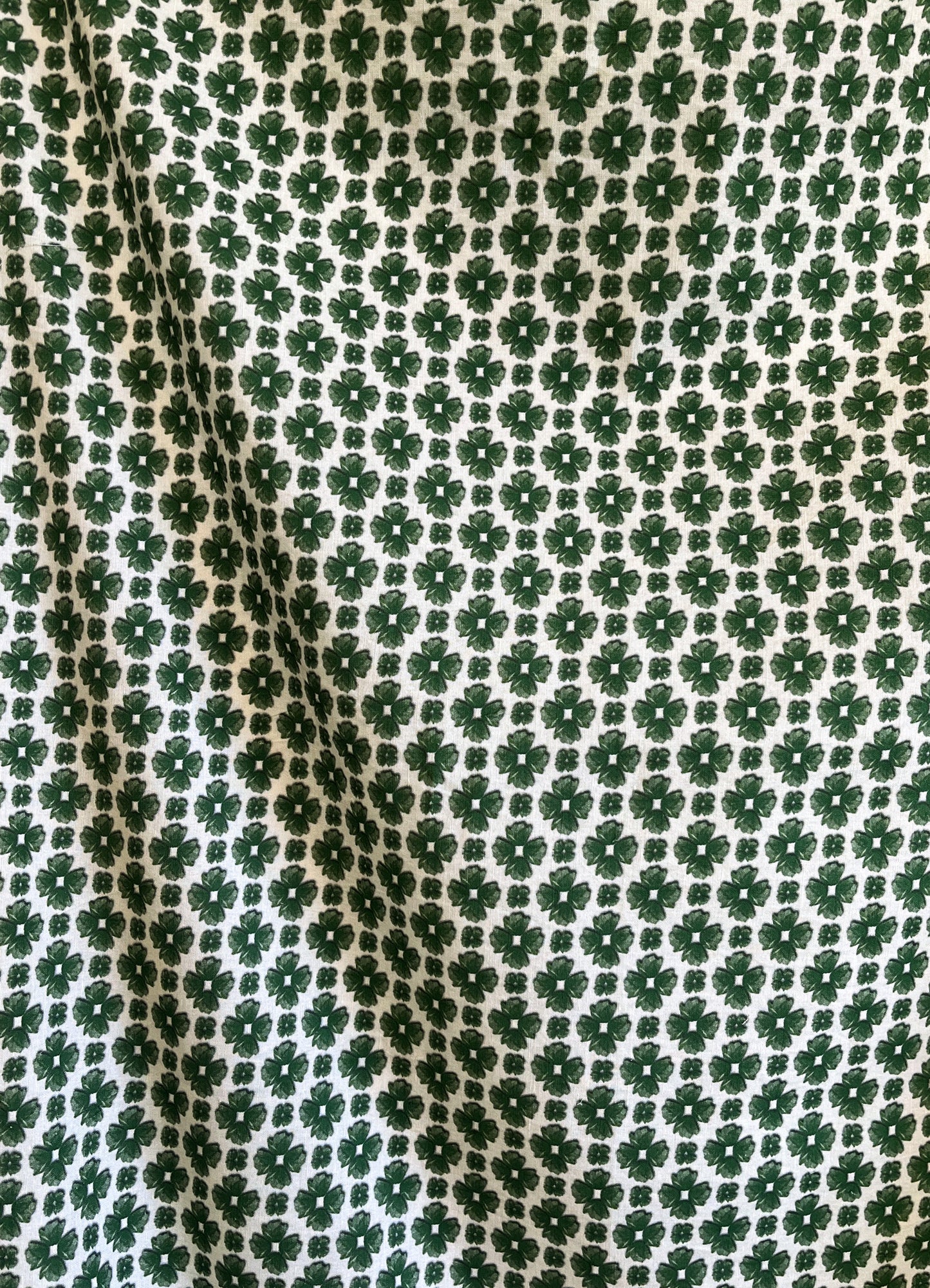 fabric by the metre - floret emerald