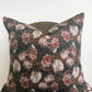 sample cushion cover - lorifolia chocolate