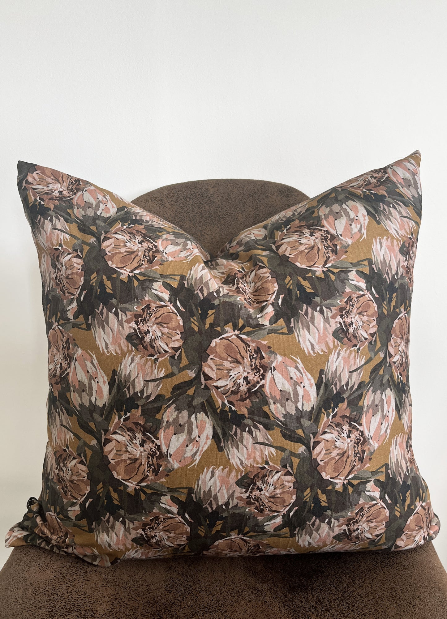 sample cushion cover - lorifolia mustard