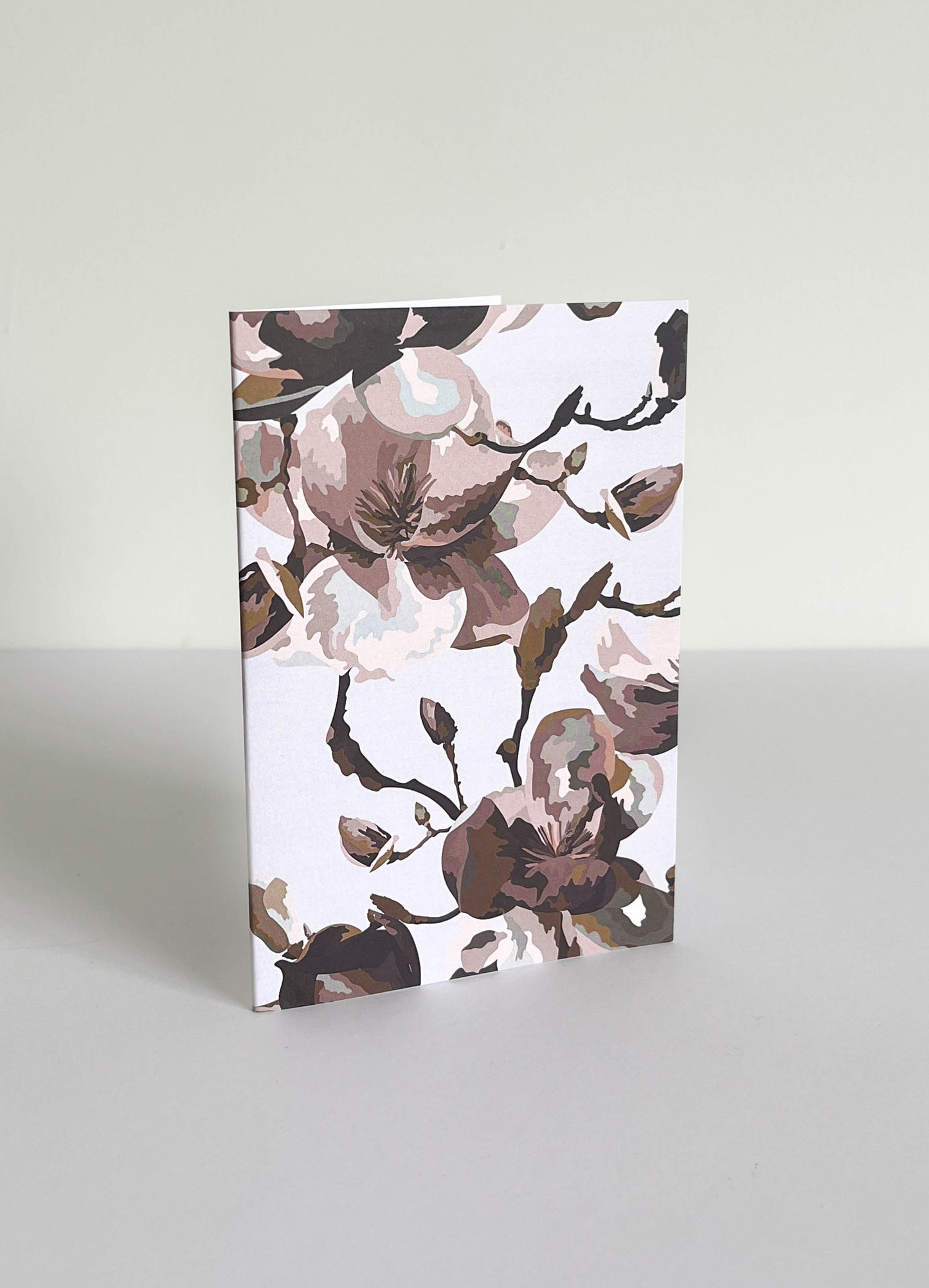 greeting card - magnolia blush