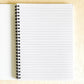 spiral notebook - campanello ivory