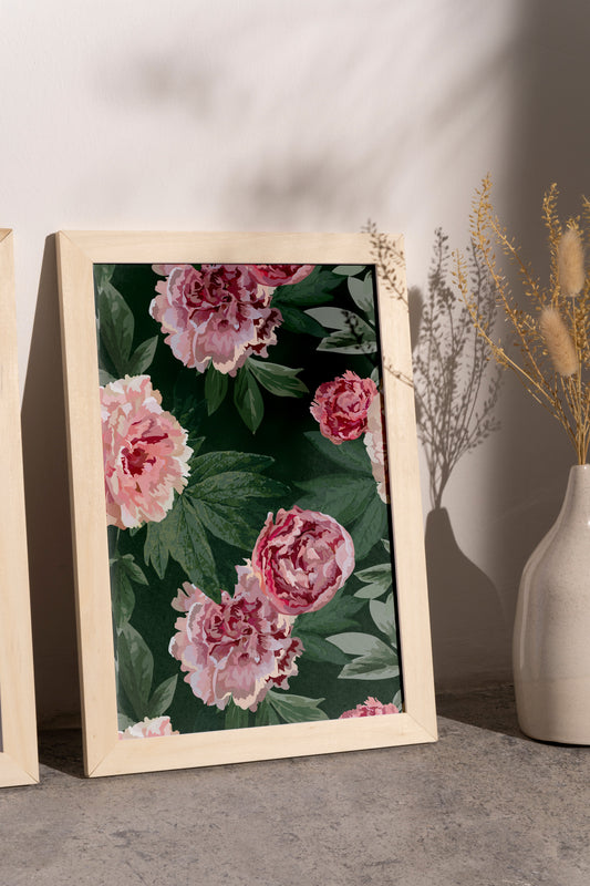 A3 print - peony forest