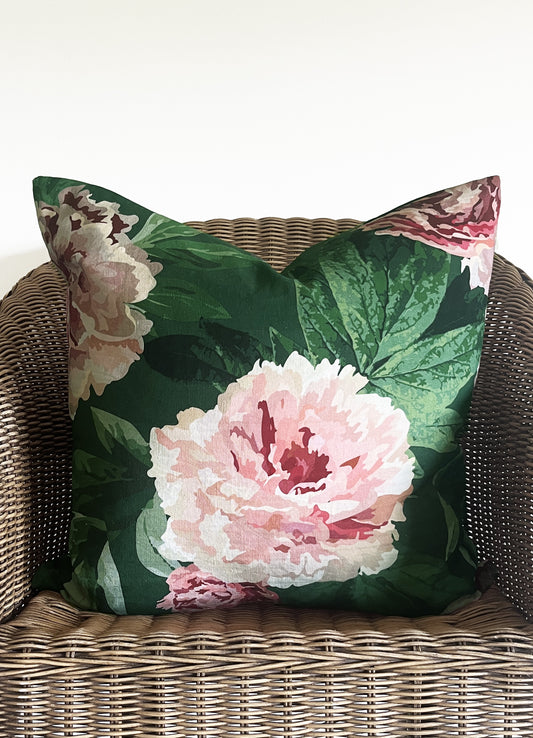 cushion cover - peony forest