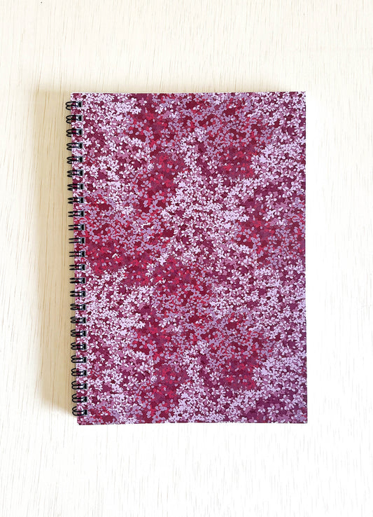 spiral notebook - petito magenta