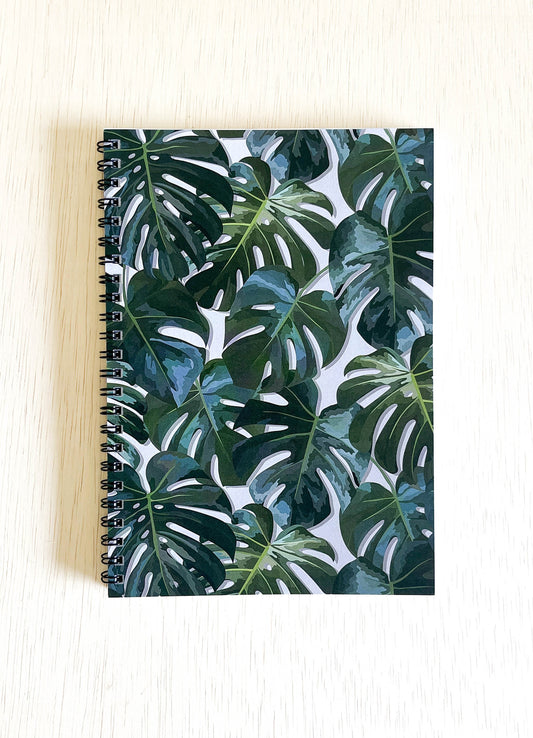 spiral notebook - tropicali emerald