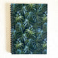 spiral notebook - tropicali navy