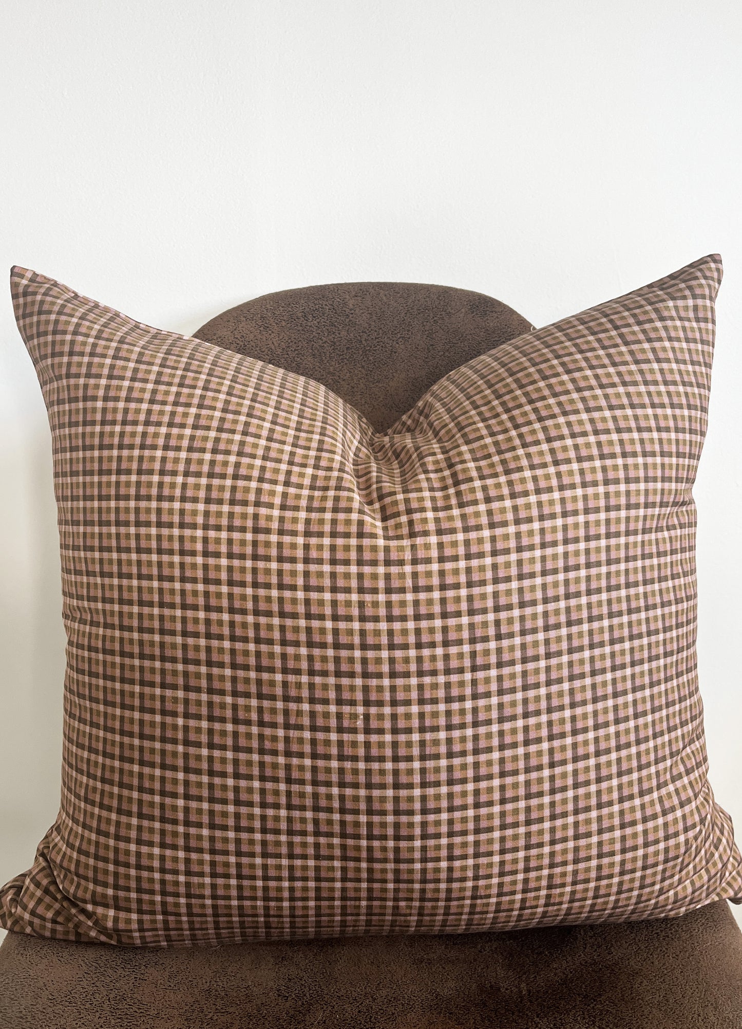 sample cushion cover - vintage gingham