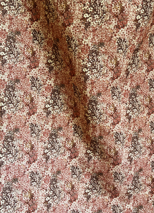 fabric by the metre - dappled peach