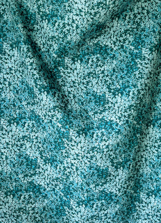 fabric by the metre - petito teal